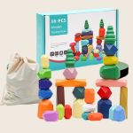 Picture of Wooden Stacking Rocks Balance