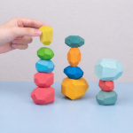Picture of Wooden Stacking Rocks Balance