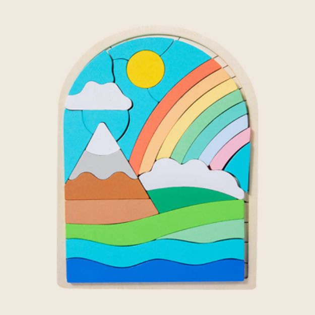 Picture of Wooden Landscape Puzzle