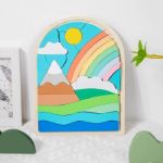 Picture of Wooden Landscape Puzzle
