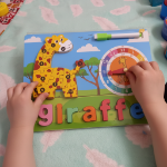 Picture of Giraffe Learning Board