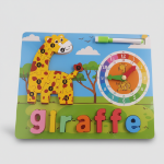 Picture of Giraffe Learning Board