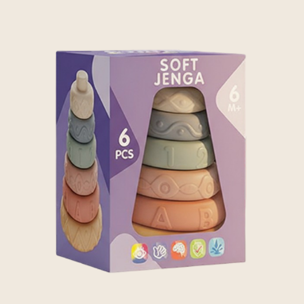 Picture of Soft Jenga / Layers of High – 6 Pcs Stacking Toy