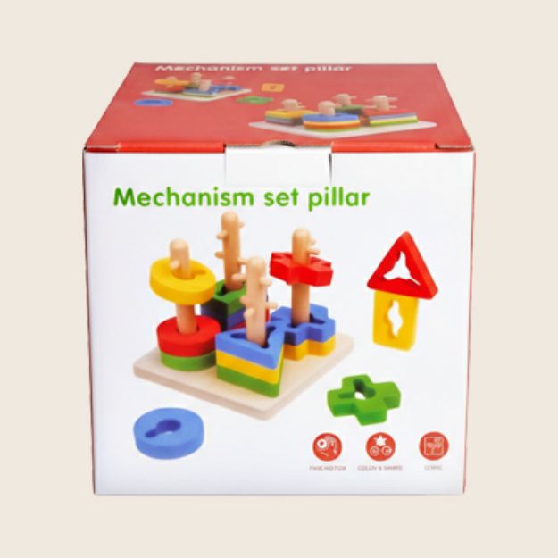 Picture of Wooden Mechanism Set Pillar